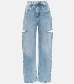 Maison Margiela High-Rise Jeans Mit Weitem Bein
