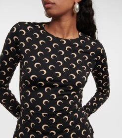 Marine Serre Bedrucktes Longsleeve -FRAME || Dolce & Gabbana Verkäufe P00405249 d1