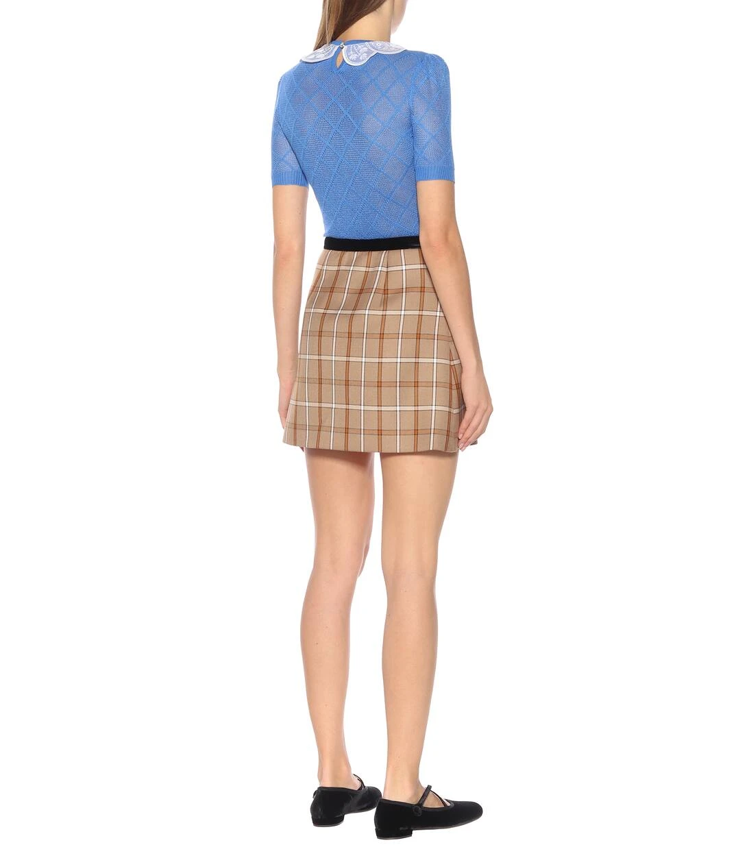 Miu Miu Karierter Minirock 5 Miu Miu Karierter Minirock – Bild 3