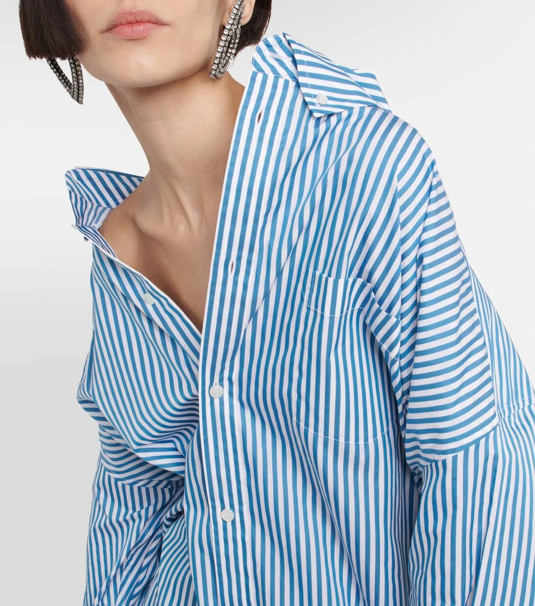 Balenciaga Gestreiftes Hemd Aus Baumwolle 6 Balenciaga Gestreiftes Hemd Aus Baumwolle – Bild 4