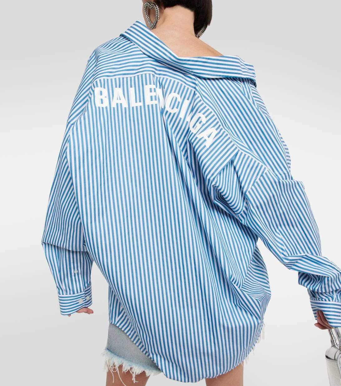 Balenciaga Gestreiftes Hemd Aus Baumwolle 7 Balenciaga Gestreiftes Hemd Aus Baumwolle – Bild 5