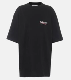 Balenciaga Oversize T-Shirt Aus Baumwolle