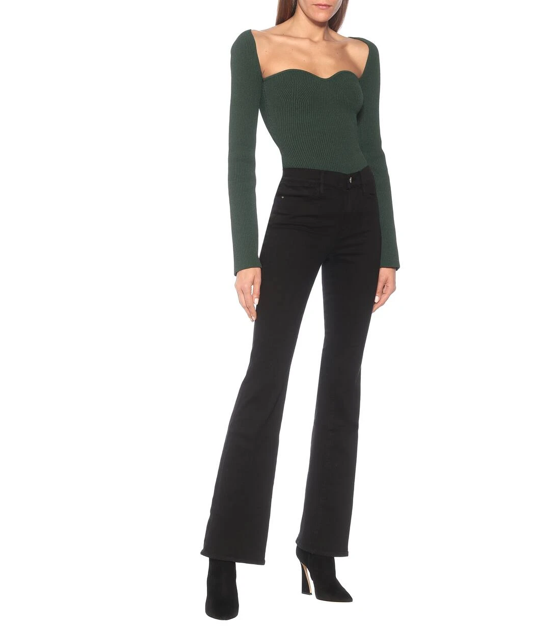 FRAME High-Rise Flared Jeans Le High 4 FRAME High-Rise Flared Jeans Le High – Bild 2