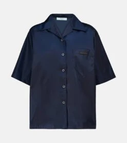 Prada Hemd Aus Re-Nylon