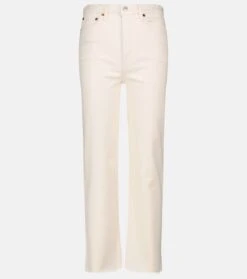 RE/DONE High-Rise Straight Jeans '70s Stove Pipe