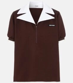 Miu Miu Poloshirt Aus Piqué