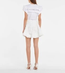 ALAIA Plissierter Minirock Mit Spitze -FRAME || Dolce & Gabbana Verkäufe P00572949 b2