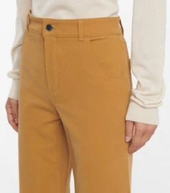 LORO PIANA High-Rise-Hose Lan Aus Twill -FRAME || Dolce & Gabbana Verkäufe P00588817 d1