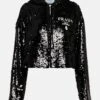 Prada Cropped-Jacke Mit Pailletten -FRAME || Dolce & Gabbana Verkäufe P00623539