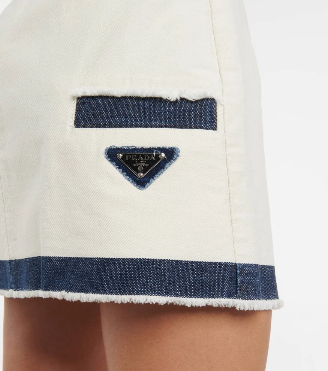 Prada Minirock Aus Denim 7 Prada Minirock Aus Denim – Bild 5