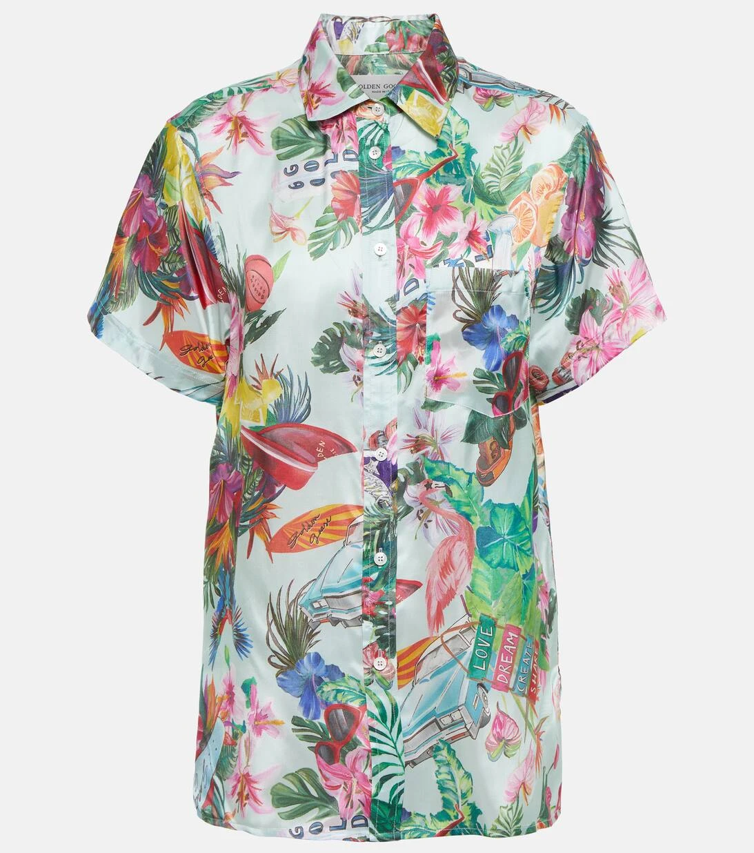 Golden Goose Journey Bedrucktes Hemd 3 Golden Goose Journey Bedrucktes Hemd