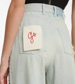 Golden Goose Verzierte High-Rise Wide Jeans -FRAME || Dolce & Gabbana Verkäufe P00640419 d2