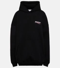 Balenciaga Oversize-Hoodie Aus Baumwolle