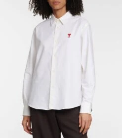 Hemd Ami De Cœur Aus Baumwollpopeline -FRAME || Dolce & Gabbana Verkäufe P00647632 d2