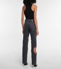 Off-White High-Rise Jeans Mit Geradem Bein -FRAME || Dolce & Gabbana Verkäufe P00650928 b2