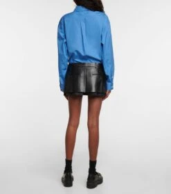 Miu Miu Low-Rise-Minirock Aus Leder -FRAME || Dolce & Gabbana Verkäufe P00654540 b2