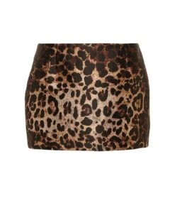 Dolce & Gabbana Bedruckter Minirock Aus Jacquard