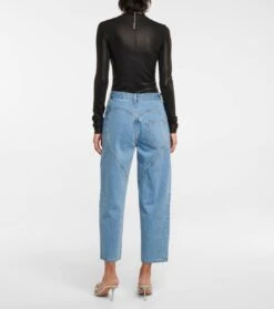 Area Verzierte High-Rise Straight Jeans -FRAME || Dolce & Gabbana Verkäufe P00656491 b2