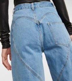 Area Verzierte High-Rise Straight Jeans -FRAME || Dolce & Gabbana Verkäufe P00656491 d2