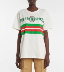 Gucci Besticktes T-Shirt Aus Baumwolle -FRAME || Dolce & Gabbana Verkäufe P00675075 d2