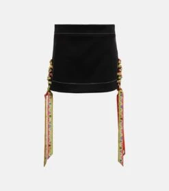 Minirock Aus Baumwolle