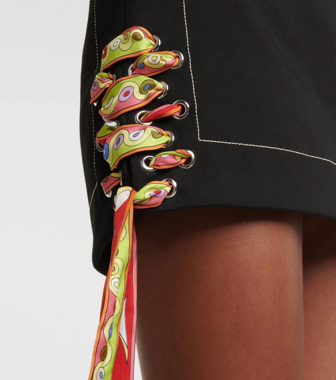 Minirock Aus Baumwolle 6 Minirock Aus Baumwolle – Bild 4