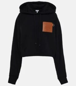 Loewe Cropped-Hoodie Anagram Aus Baumwolle