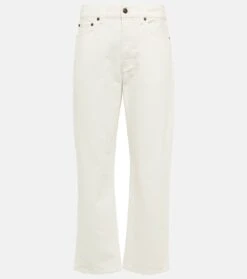 The Row Mid-Rise Straight Jeans Lesley