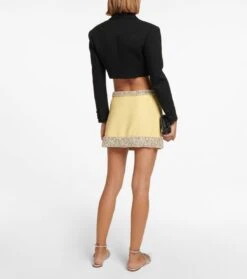 Miu Miu Verzierter Minirock Aus Cady 8 Miu Miu Verzierter Minirock Aus Cady -FRAME || Dolce & Gabbana Verkäufe P00710214 b2