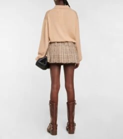 Miu Miu Karierter Minirock Aus Schurwolle 10 Miu Miu Karierter Minirock Aus Schurwolle -FRAME || Dolce & Gabbana Verkäufe P00710219 b2