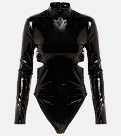 COURREGES Body Aus Lacklederimitat