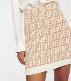 FENDI Minirock FF Aus Kaschmir -FRAME || Dolce & Gabbana Verkäufe P00736245 d1