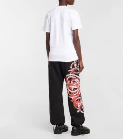 JW Anderson Bedrucktes T-Shirt Aus Baumwolle -FRAME || Dolce & Gabbana Verkäufe P00740517 b2