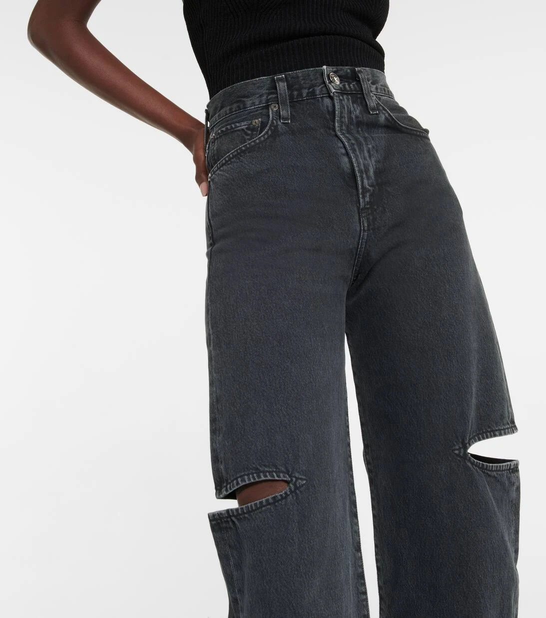 AGOLDE High-Rise Jeans Sanna Slice 6 AGOLDE High-Rise Jeans Sanna Slice – Bild 4