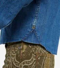 7 For All Mankind Hemdjacke Eve Aus Denim -FRAME || Dolce & Gabbana Verkäufe P00740975 d3