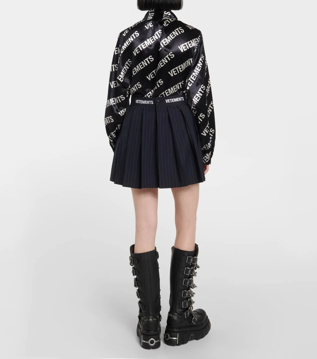 VETEMENTS Minirock Aus Wolle 5 VETEMENTS Minirock Aus Wolle – Bild 3