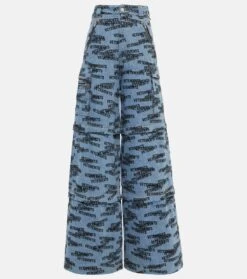 VETEMENTS Cargohose Aus Denim