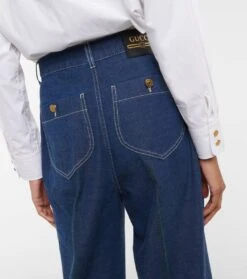 Gucci Hose GG Aus Denim Und Canvas 12 Gucci Hose GG Aus Denim Und Canvas -FRAME || Dolce & Gabbana Verkäufe P00746205 d2