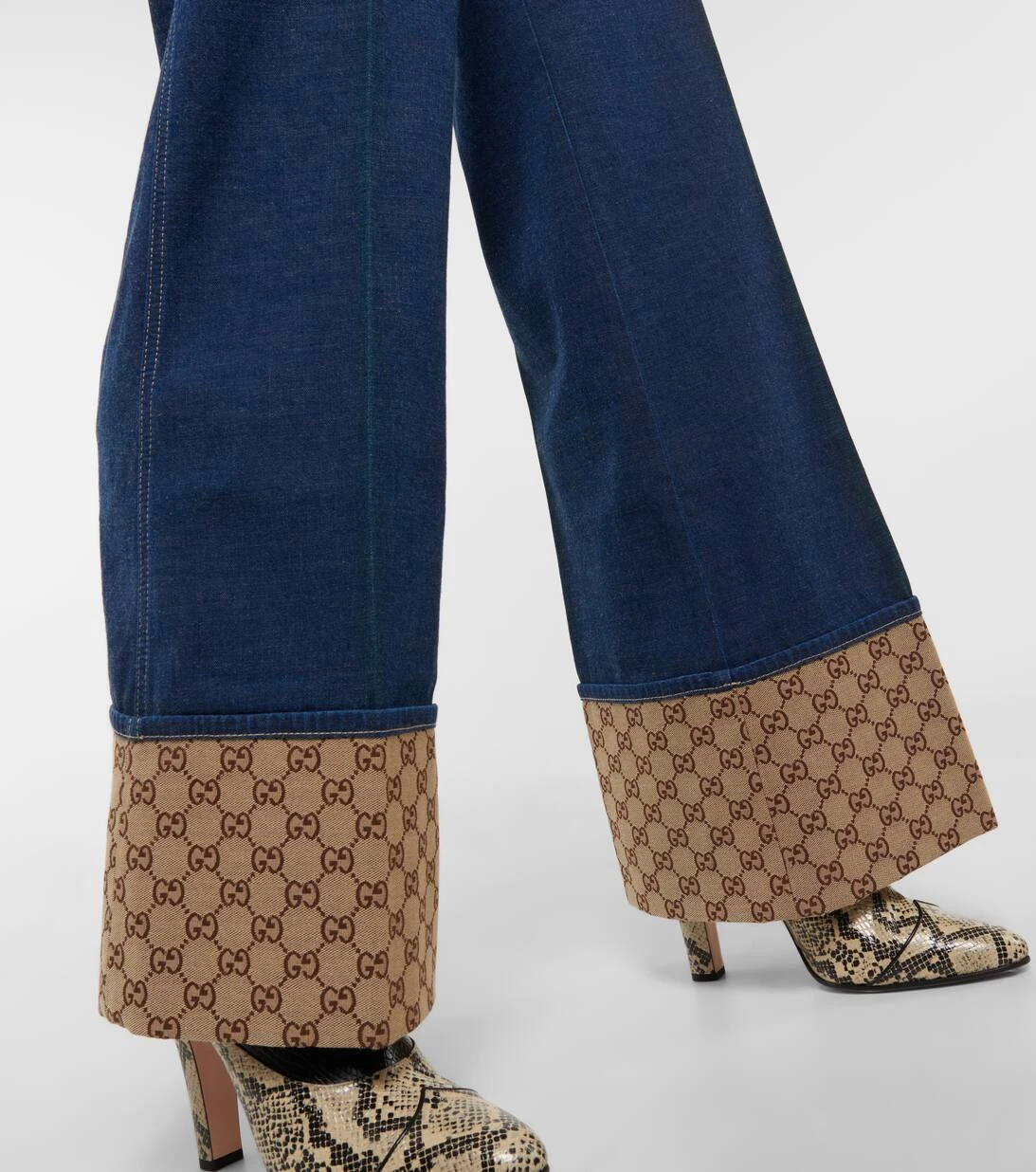 Gucci Hose GG Aus Denim Und Canvas 8 Gucci Hose GG Aus Denim Und Canvas – Bild 6