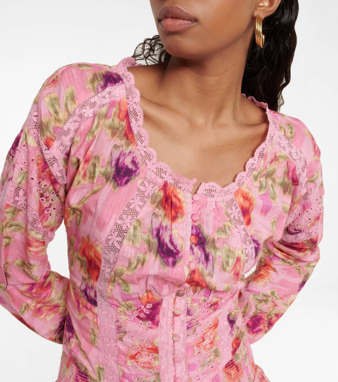 LoveShackFancy Bustier-Top Nayeem Aus Baumwolle 6 LoveShackFancy Bustier-Top Nayeem Aus Baumwolle – Bild 4