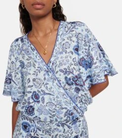 Bedrucktes Top Becca Aus Crêpe -FRAME || Dolce & Gabbana Verkäufe P00746514 d1