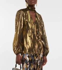 RIXO Schluppenbluse Moss -FRAME || Dolce & Gabbana Verkäufe P00747263 d2