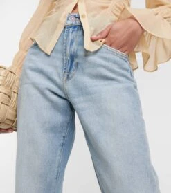 7 For All Mankind High-Rise Straight Jeans Tess Trouser -FRAME || Dolce & Gabbana Verkäufe P00747448 d1