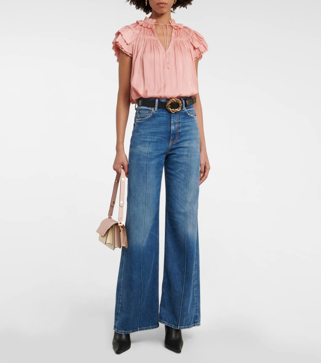 ULLA JOHNSON Top Liv Aus Satin 4 ULLA JOHNSON Top Liv Aus Satin – Bild 2