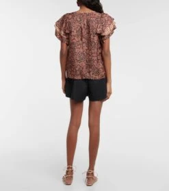 ULLA JOHNSON Bedrucktes Top Josefine -FRAME || Dolce & Gabbana Verkäufe P00747618 b2