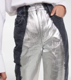 FRAME Mid-Rise Straight Jeans Pieced -FRAME || Dolce & Gabbana Verkäufe P00749366 d1