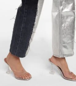 FRAME Mid-Rise Straight Jeans Pieced -FRAME || Dolce & Gabbana Verkäufe P00749366 d2