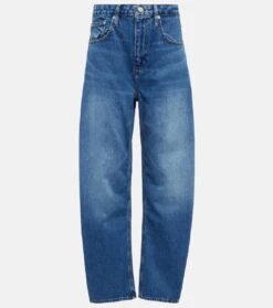 FRAME High-Rise Jeans Long Barrel