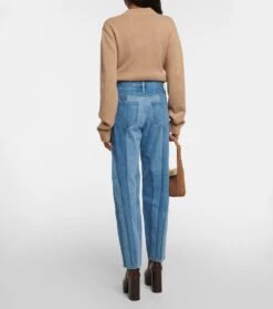 FRAME High-Rise Jeans Warped Stripe Barrel -FRAME || Dolce & Gabbana Verkäufe P00749664 b2