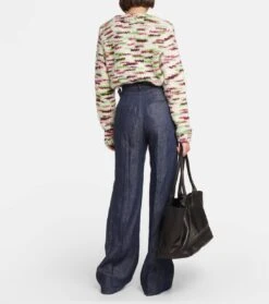 High-Rise-Hose Aus Leinen 10 High-Rise-Hose Aus Leinen -FRAME || Dolce & Gabbana Verkäufe P00750184 b2